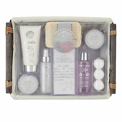 Style & Grace La Villa Home Spa Cesta Set de Regalo 11 Piezas