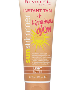 Rimmel london Instant Tan & Gradual Glow - Light Matte 125ml