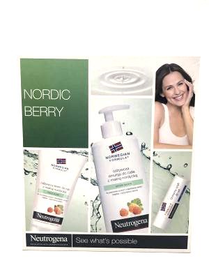 Neutrogena pack Nordic berry,crema de manos,body milk+labial