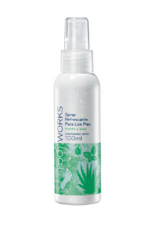 Avon menta y aloe refrigeración para pies en spray