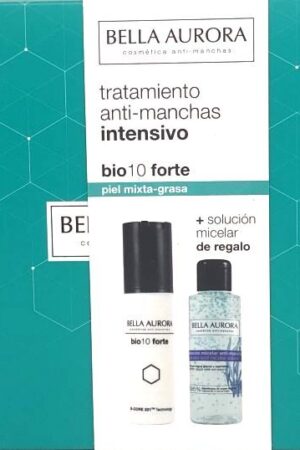 Bella Aurora Bio 10 Forte pack Tratamiento Intensivo Anti-Manchas Piel Mixta-Grasa