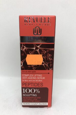 Revuele Face Care Sérum antiedad para rostro, cuello y escote con péptidos