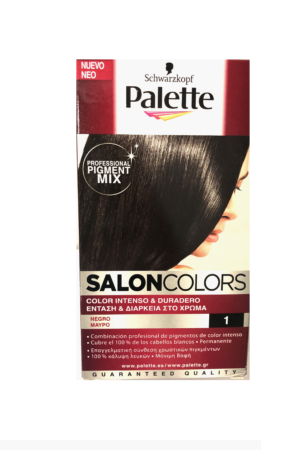 Palette Salon Colors 1 negro