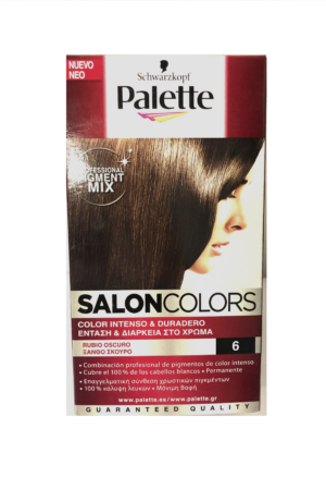 Palette salon colors 6 rubio oscuro