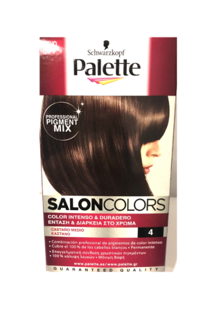 Palette Salon Colors 4 Castaño medio