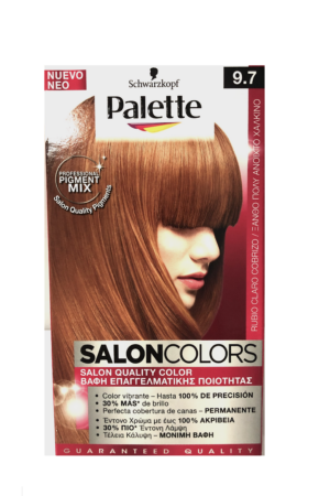 Palette Salon Colors 9.7 Rubio claro cobrizo