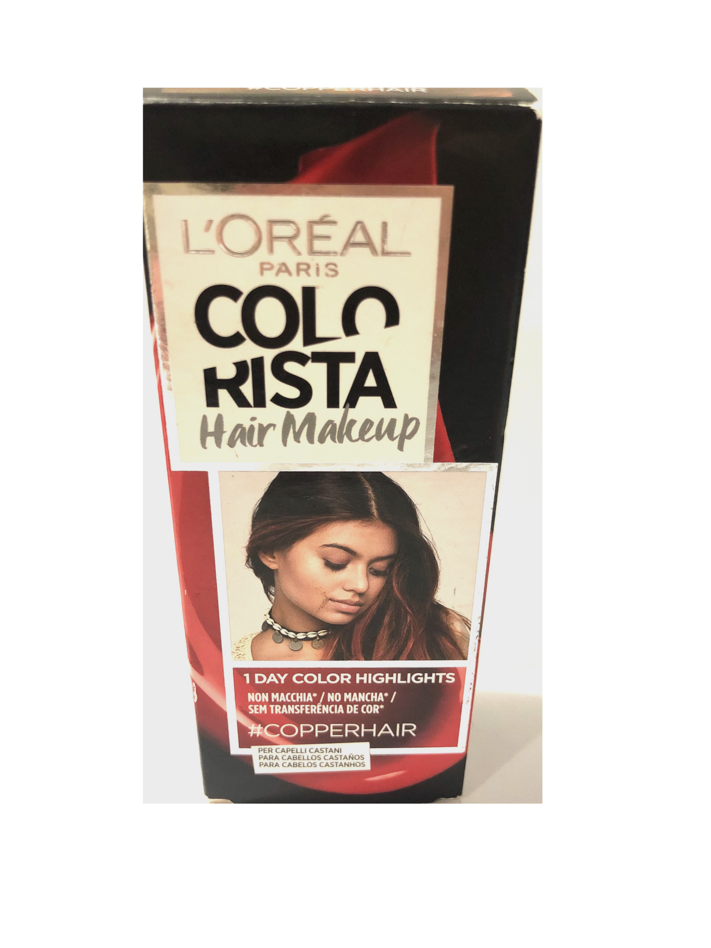 L’Oreal Paris Colorista Coloración Efímera Hair Make Up Copper cabellos castaños