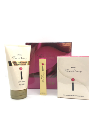 Avon Far Away Pack Perfumes + exfoliante corporal