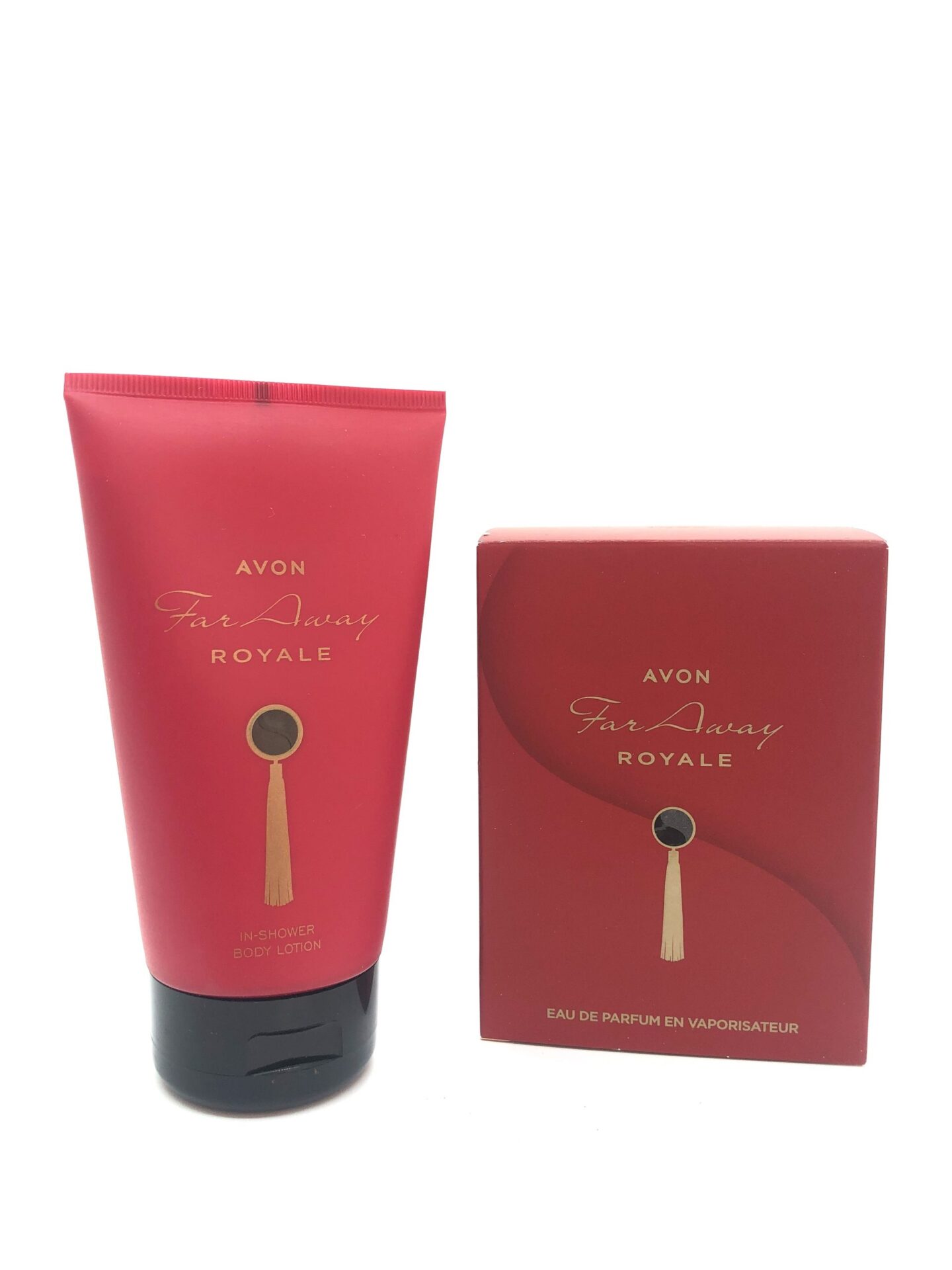 Avon Far Away Royale Pack perfume + body loción