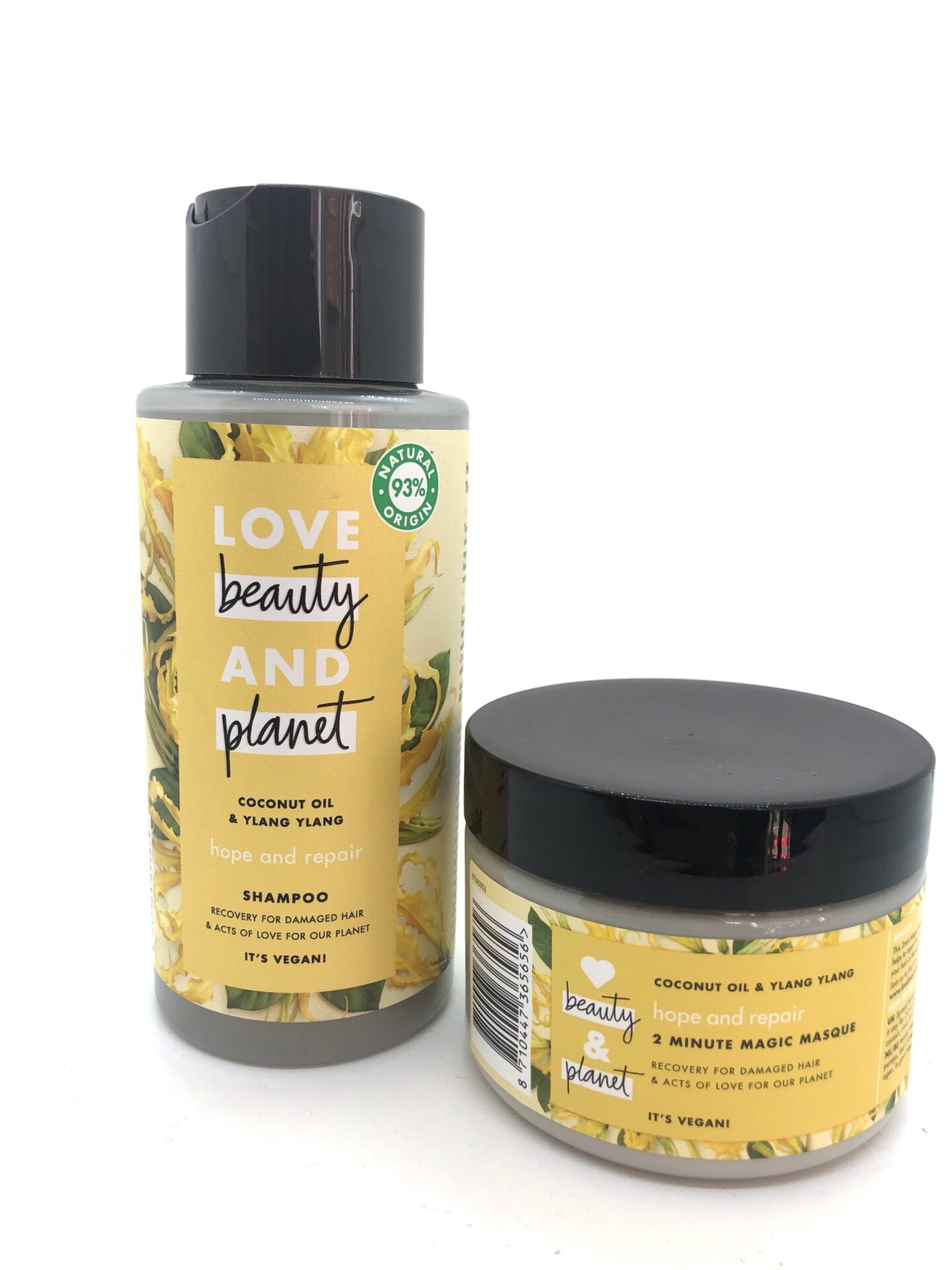 Love Beauty And Planet coconut oil and ylang ylang pack