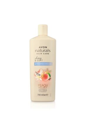 von naturals melocotón y orquídea de vainilla champú y acondicionador 2 en 1