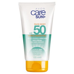 Avon Care Sun+ Pure & Sensitive Loción Solar Hidratante para Cuerpo y Rostro SPF 50