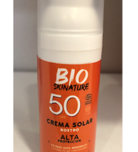 Crema solar BIO SKINATURE  para rostro SPF-50