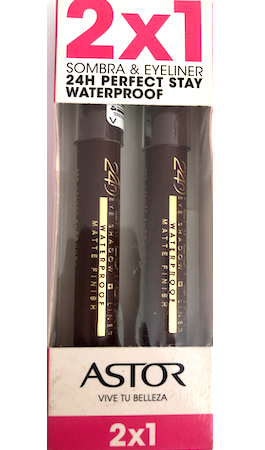 Astor 2 x 1 sombra + eyeliner 24h waterproof