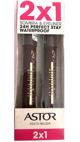 Astor 2 x 1 sombra y eyeliner 24h waterproof