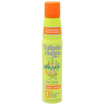 desodorante wasabi tulipan negro spray 200 ml