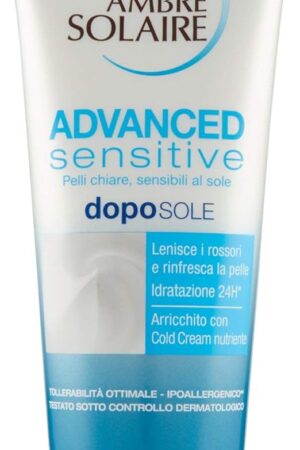 Crema para piel sensible Ambre Solaire Advanced Sensitive.