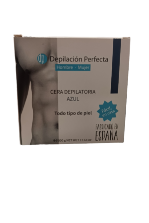 Depilacion Perfecta Cera Depilatoria Todo Tipo de Piel Azul 500 g