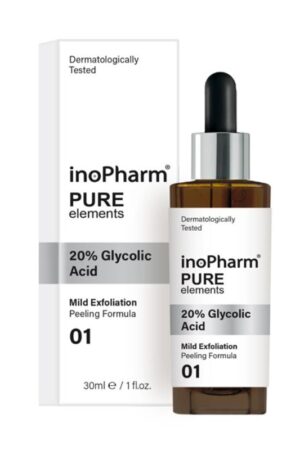 inoPharm PURE 20% Glycolic Acid Mild Exfoliation Peeling Forrmula